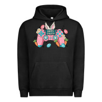 Pigment Black happy easter Urban Hoodie - MaliasSmallBusiness