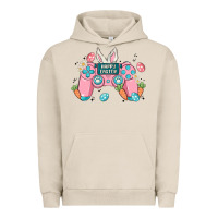 Pigment French Oak happy easter Urban Hoodie - MaliasSmallBusiness