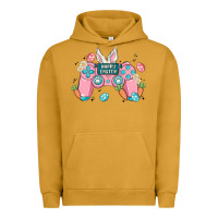 Pigment Peanut Butter happy easter Urban Hoodie - MaliasSmallBusiness