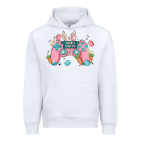 White happy easter Urban Hoodie - MaliasSmallBusiness