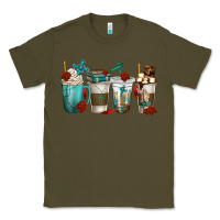 Army Green faith coffee cups Classic Tee - texasbilliewilder