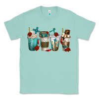 Seafoam faith coffee cups Classic Tee - texasbilliewilder
