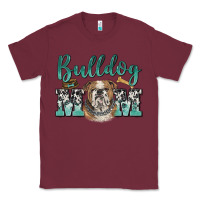 Burgundy bulldog mom Classic Tee - BarkalooDesign
