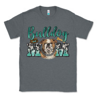 Charcoal Heather bulldog mom Classic Tee - BarkalooDesign