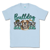Dusty Blue bulldog mom Classic Tee - BarkalooDesign