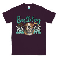 Plum bulldog mom Classic Tee - BarkalooDesign