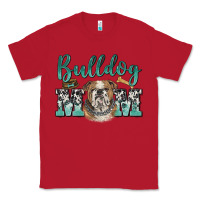 Red bulldog mom Classic Tee - BarkalooDesign
