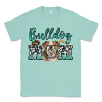 Seafoam bulldog mom Classic Tee - BarkalooDesign