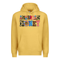 Antique Gold American honey Premium Hoodie - AdoDesignShop