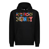 Black American honey Premium Hoodie - AdoDesignShop