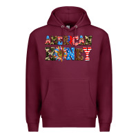 Burgundy American honey Premium Hoodie - AdoDesignShop