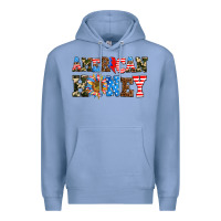 Colony Blue American honey Premium Hoodie - AdoDesignShop