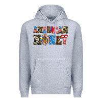 Heather Grey American honey Premium Hoodie - AdoDesignShop