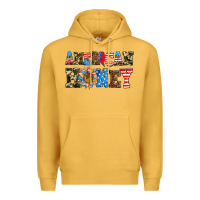Mustard American honey Premium Hoodie - AdoDesignShop