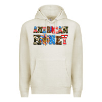 Oatmeal Heather American honey Premium Hoodie - AdoDesignShop