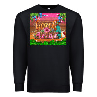 Black beach babe Premium Sweatshirt - HRA Design Shop