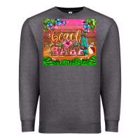 Charcoal Heather beach babe Premium Sweatshirt - HRA Design Shop