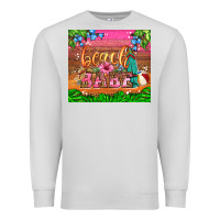 Dove Grey beach babe Premium Sweatshirt - HRA Design Shop