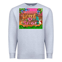 Heather Grey beach babe Premium Sweatshirt - HRA Design Shop