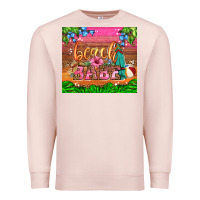 Pale Pink beach babe Premium Sweatshirt - HRA Design Shop