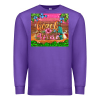 Purple beach babe Premium Sweatshirt - HRA Design Shop