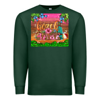Sports Green beach babe Premium Sweatshirt - HRA Design Shop