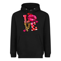 Black love lips Heavyweight Hoodie - FaDigitalArtStudio