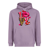 Lavender love lips Heavyweight Hoodie - FaDigitalArtStudio