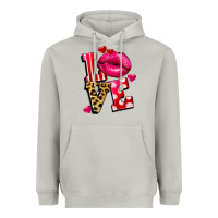 Moon Dust love lips Heavyweight Hoodie - FaDigitalArtStudio