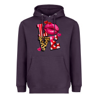 Plum love lips Heavyweight Hoodie - FaDigitalArtStudio