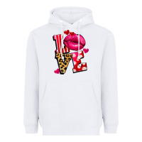 White love lips Heavyweight Hoodie - FaDigitalArtStudio