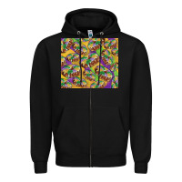 Black Mardi gras king cake Zipper Hoodie - RanaPortraitStore