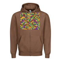 Chestnut Mardi gras king cake Zipper Hoodie - RanaPortraitStore