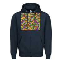 Navy Mardi gras king cake Zipper Hoodie - RanaPortraitStore