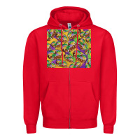 Red Mardi gras king cake Zipper Hoodie - RanaPortraitStore