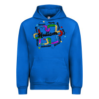 Cobalt autism teacher pencil Urban Hoodie - MaliasSmallBusiness