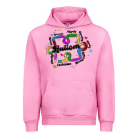 Fuchsia Pink autism teacher pencil Urban Hoodie - MaliasSmallBusiness