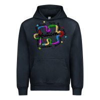 Navy autism teacher pencil Urban Hoodie - MaliasSmallBusiness