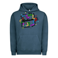 Pigment Midnight Navy autism teacher pencil Urban Hoodie - MaliasSmallBusiness