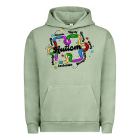Pigment Oil Green autism teacher pencil Urban Hoodie - MaliasSmallBusiness