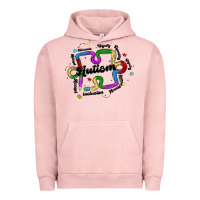 Pigment Salmon autism teacher pencil Urban Hoodie - MaliasSmallBusiness