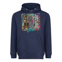 Navy summer vibes Heavyweight Hoodie - SublimationCraftShop