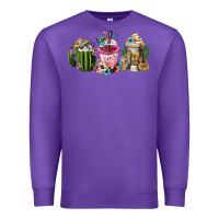 Purple mexican day of the dead coffee cups Premium Sweatshirt - FaDigitalArtStudio