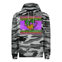 Slate Camo mardi gras hearts and fleur de lis Premium Hoodie - Jasminsmagicworld