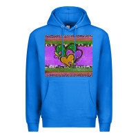 True Royal mardi gras hearts and fleur de lis Premium Hoodie - Jasminsmagicworld