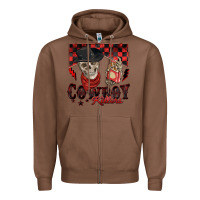 Chestnut cowboy killer Zipper Hoodie - Zillion Design Studio