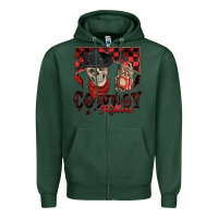 Sports Green cowboy killer Zipper Hoodie - Zillion Design Studio