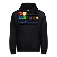 Black autism usa flag Urban Hoodie - MaliasSmallBusiness