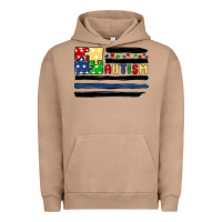 Pigment Burro autism usa flag Urban Hoodie - MaliasSmallBusiness