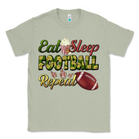 Matcha eat sleep football repeat Classic Tee - BundleAndBundleShop